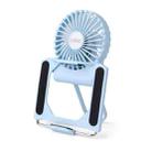 CHOZONSS P30 Multi-Function Fan Portable Handheld Cooling Stand Mobile Phone Radiator(Light Blue) - 2