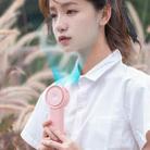 Creative Leafless Mini Fan USB Charging Handheld Portable Fan, Size:229 × 73 × 59 mm(Pink) - 1