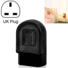 Dormitory Desktop Mini Heater, Plug Type:UK Plug(Black) - 1