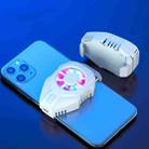 L01 Mobile Phone Radiator Semiconductor Rapid Cooling Portable Peripheral Cooling Mobile Phone Radiator(White) - 1