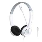 DANYIN DT326 Head-mounted Desktop Computer Children Learning Wire Headset with Microphone, Cable Length:1.8m, Style:USB(White) - 1