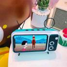 Q02 Retro Desktop Lazy Live TV Phone Holder for 4.7~6.2 inch Display Mobile Phone(Blue) - 1