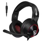 NUBWO N11 Gaming Subwoofer Headphone with Mic, Style:Single 3.5mm(Black and Red) - 1