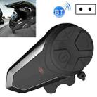 BT-S3 Motorcycle Helmet Bluetooth Headset Motorcycle Intercom Bluetooth Headset, Specification:With EU Plug Charger(Black) - 1
