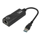 10/100/1000 Mbps RJ45 to USB 3.0 External Gigabit Network Card, Support WIN10 - 1