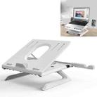 Multifunctional Folding Notebook Stand Monitor Increase Rack, Colour: Tripod (White) - 1