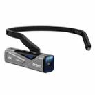 ORDRO EP7 4K Head-Mounted  Auto Focus Live Video Smart Sports Camera, Style:Without Remote Control(Silver Black) - 1