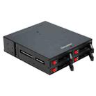 OImaster MR-6401 Four-Bay Chassis Built-In Optical Drive Hard Disk Box - 1