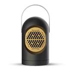 Smart Small Home Desktop Electric Heater, Style:Little Dull Black - 1