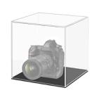 Large 24x24x24cm Clear Acrylic Camera Display Cover Plexiglass Display Case Countertop Box - 1