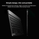 YS-001 7-8 inch Tablet Phones Universal Mini Wireless Bluetooth Keyboard, Style:Only Keyboard(Black) - 3