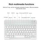 YS-001 7-8 inch Tablet Phones Universal Mini Wireless Bluetooth Keyboard, Style:Only Keyboard(Black) - 6