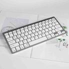 X5 Ultra-thin Mini Wireless Bluetooth Keyboard, Support Win / Android / IOS System(Silver) - 1