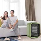 Mini Air Conditioner Heater For Office Desktop CN Plug(Green) - 7