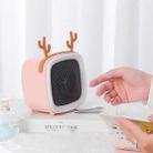 Mini Cute Pet Deer Heater  Student Home Desktop Portable Firearm,CN Plug, Product specifications: Without Light(Pink) - 1