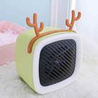 Mini Cute Pet Deer Heater  Student Home Desktop Portable Firearm,CN Plug, Product specifications: Without Light(Green) - 1