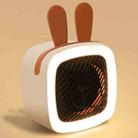 Mini Cute Pet Deer Heater  Student Home Desktop Portable Firearm,CN Plug, Product specifications: With Light(White) - 1