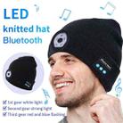 Outdoor Night Running Night Fishing LED Light Illumination Bluetooth 5.0 Knitted Hat - 8