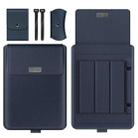 A2 4 in 1 Computer Bracket Liner Bag Storage Bag, Size:11/12 inch(Dark Blue) - 1