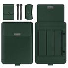 A2 4 in 1 Computer Bracket Liner Bag Storage Bag, Size:13/14 inch(Green) - 1