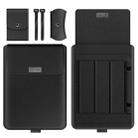 A2 4 in 1 Computer Bracket Liner Bag Storage Bag, Size:15 inch(Black) - 1