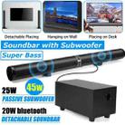 LP-1807P 45W Home Theater Audio Subwoofer Echo Wall Soundbar, Plug Type:EU Plug(Black) - 10