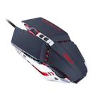 iMICE T80 7 Keys 3200 DPI Macro Programming Mechanical Gaming Wired Mouse, Cable Length: 1.8m(Black) - 1