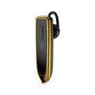 K23 Bluetooth 5.0 Business Wireless Bluetooth Headset, Style:Caller ID(Black And Gold) - 1