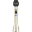 L-698 K Song Microphone Mobile Phone Bluetooth Wireless Microphone Audio Integrated KTV(Local Gold) - 1