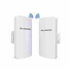 1 Pair COMFAST CF-E113A 3KM 300Mbps 5.8 Ghz High-Power Outdoor Engineering CPE Matching Bridge Set, US/EU Plug - 1