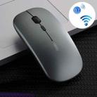 Inphic PM1 Office Mute Wireless Laptop Mouse, Style:Bluetooth(Metallic Gray) - 1