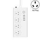 Home Office Wifi Mobile Phone Remote Control Timer Switch Voice Control Power Strip, Line length: 1.5m(AU Plug) - 1