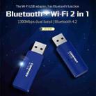 COMFAST CF-727B 1300Mbps Dual Frequency Gigabit USB Desktop Transmitter Receiver Portable Bluetooth V4.2 + WiFi Wireless Network Card - 6