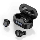 TW16 TWS Wireless Sports Waterproof Bluetooth Earphone(Black) - 1