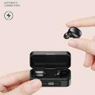 TWS Noise Cancelling In-Ear Digital Display Touch Wireless Bluetooth Earphone(Black) - 4