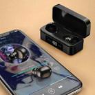 TWS Noise Cancelling In-Ear Digital Display Touch Wireless Bluetooth Earphone(Black) - 5