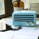 T5 Retro Gramophone Bluetooth Speaker Portable Wireless Outdoor Mini Speaker(Blue) - 2