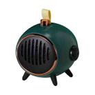 200W Mini Desktop Air Heater Plasma Purification Heater Little Sun,CN Plug(Dark Green) - 1