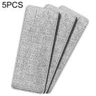 5 PCS Flat Mop Head Microfiber Hook-And-Loop Replacement Cloth - 1