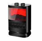 Winter Home And Office Dual-Purpose Shaking Head Heater Speed Heating Heater, CN Plug(Black) - 1