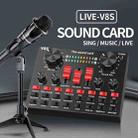 V8S Sound Card Mobile Phone Computer Anchor Live K Song Recording Microphone, Specification:V8S  + Golden Net BM700 Set - 3