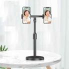 2 PCS Desktop Universal Retractable Multifunctional Mobile Phone Live Broadcast Stand, Specification: Dual Positions - 1