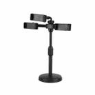 2 PCS Desktop Universal Retractable Multifunctional Mobile Phone Live Broadcast Stand, Specification: Three Positions - 2