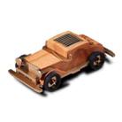 AS60 Retro Car Shape Wooden Subwoofer Mini Wireless Bluetooth Speaker(Light Wood) - 1