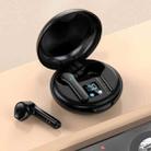 JS82 TWS Smart Noise Cancelling Digital Display Touch Portable Wireless Bluetooth Earphone(Obsidian Black) - 3