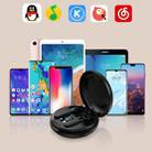 JS82 TWS Smart Noise Cancelling Digital Display Touch Portable Wireless Bluetooth Earphone(Obsidian Black) - 10