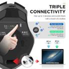 Inphic A1 6 Keys 1000/1200/1600 DPI Home Gaming Wireless Mechanical Mouse, Colour: Black Wireless+Bluetooth 4.0+Bluetooth 5.0 - 9