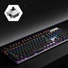Inphic V910 Mechanical Metal Wired Keyboard Full-key Non-rush Gaming Keyboard, Cable Length: 1.5m, Colour: Iron Gray Black Axis - 1