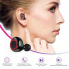 Y50 Sports Outdoor TWS Bluetooth 5.0 Touch Wireless Headphones(Black Red) - 4