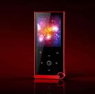 E05 2.4 inch Touch-Button MP4 / MP3 Lossless Music Player, Support E-Book / Alarm Clock / Timer Shutdown, Memory Capacity: 4GB without Bluetooth(Red) - 2